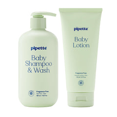 Pipette fragrance-free baby shampoo wash pour gentle cleansing for delicate hair and skin