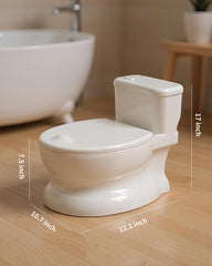 PipNest potty wipes storage tank keeps wipes handy during sessions.