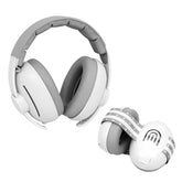 PLANTURECO 2-in-1 headphones with a slim headband and rainbow accents offer comfy hearing protection.