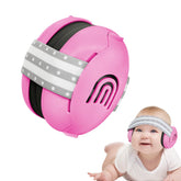 Plantureco Baby Ear Muffs with adjustable headband provide comfortable infant hearing protection during travel.