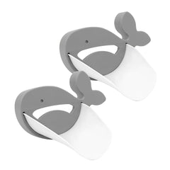 Plantureco toddler faucet extender in gray supports easy hand washing for kids.