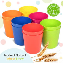 Plaskidy kids cups colorful assorted colors aid easy identification for kids.