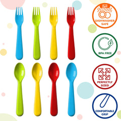 Plaskidy kids forks made of durable plastic for daily lunchbox use.