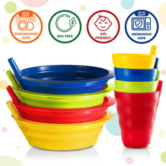 PLASKIDY kids straw cups in bright colors for cheerful hydration
