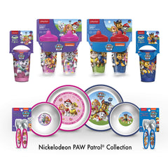 Playtex Baby Paw Patrol plates for girls 2-pack promote proper portions during toddler meals.