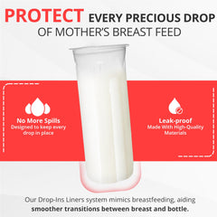 Playtex Baby Nurser anti-colic design highlights reduced air intake during feeds.