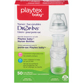 Playtex Baby Nurser bottle with drop-ins liner packaging for quick feeding prep