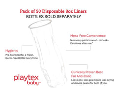 Playtex Baby Nurser liners anti-colic design reduces air intake