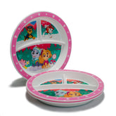 Playtex Baby Paw Patrol plate with non-slip bottom reduces spills during meals