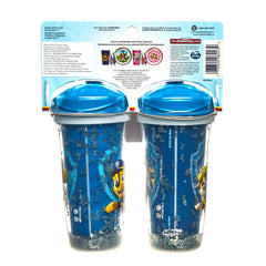 Playtex Baby Sipsters Paw Patrol glitter Marshall front view emphasizes durable insulated cap for on-the-go hydration