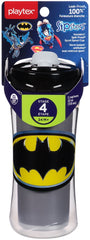 Playtex Sipsters Stage 4 spout closeup showing secure leak-proof lid and sturdy flip.