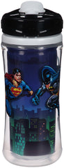 Playtex Sipsters Stage 4 Super Friends cup spill-proof 12oz in action, mess-free on the go.