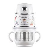 Plodon baby food maker front view in space silver for quick purees.