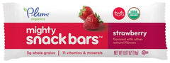 Plum Organics Mighty 4 Bars yogurt hint adds creamy flavor for little taste buds.