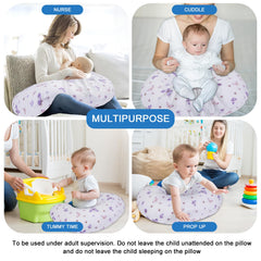 Plushii nursing pillow supports bottle feeding with stability