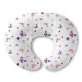 Plushii nursing pillow Butterfly Dreams cover provides comfy nursing support