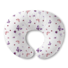 Plushii nursing pillow Butterfly Dreams cover provides comfy nursing support