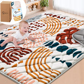 PLUUSHUU baby play mat 71x59 folded for easy storage and travel