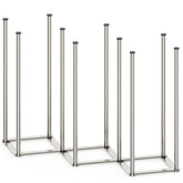 PLUVON foldable-drying-rack folded saves space for compact kitchen storage.