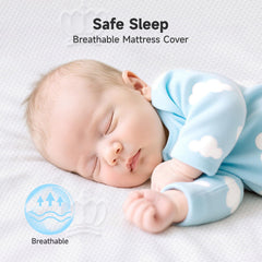 PLZOIT memory foam layer contours softly to baby bodies while maintaining airflow for cooling.