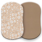 Pobibaby Meadow bassinet sheets two-pack offering soft, breathable comfort for quick, tidy swaps