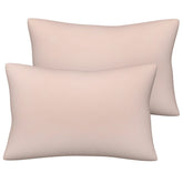 Pobibaby pillowcase pink beige soft jersey knit provides toddler comfort.