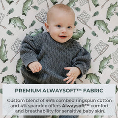 Pobibaby soft breathable jersey knit close-up shows plush feel and stretch