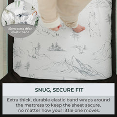 Pobibaby two designs included offer styling variety for nursery décor.