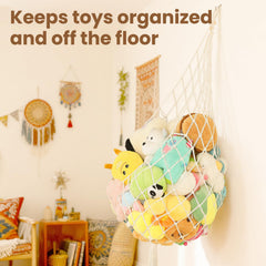 Poefditev cotton-fringed boho design with wooden beads enhances nursery decor