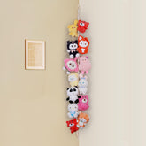 Poefditev stuffed animal storage chain ceiling hang for clutter-free playroom organization