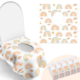 POIKSHARK rainbow covers offer full-coverage design for clean public restrooms.