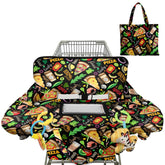 Polovillae shopping cart cover blue sailboat design—soft padding for comfy outings.