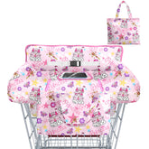 Polovillae shopping cart cover with soft padding keeps baby comfy on carts.