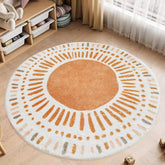 Poowe Cute Point Rings Play Mat front view shows a soft, safe surface for early play.