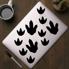 Pop Resin dinosaur-footprints vinyl is safe, eco-friendly wall decor material.