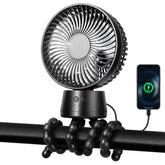 POPERFUN portable-stroller-fan in use provides refreshing airflow during walks.