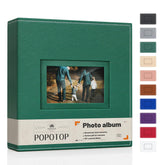 Popotop photo album front cover in vegan leather for durable memory protection