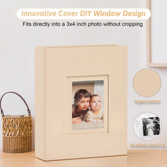 Popotop photo album front-window DIY highlights customizable keepsakes with 3x4 photos.