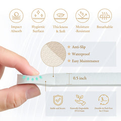 PopsyKosy odourless non-toxic EVA foam close-up for baby-safe play.