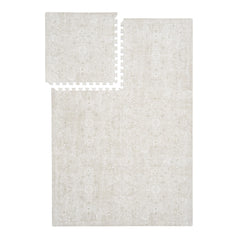 PopsyKosy premium baby floor mat closeup in pearl beige with soft cushioning for safe crawling