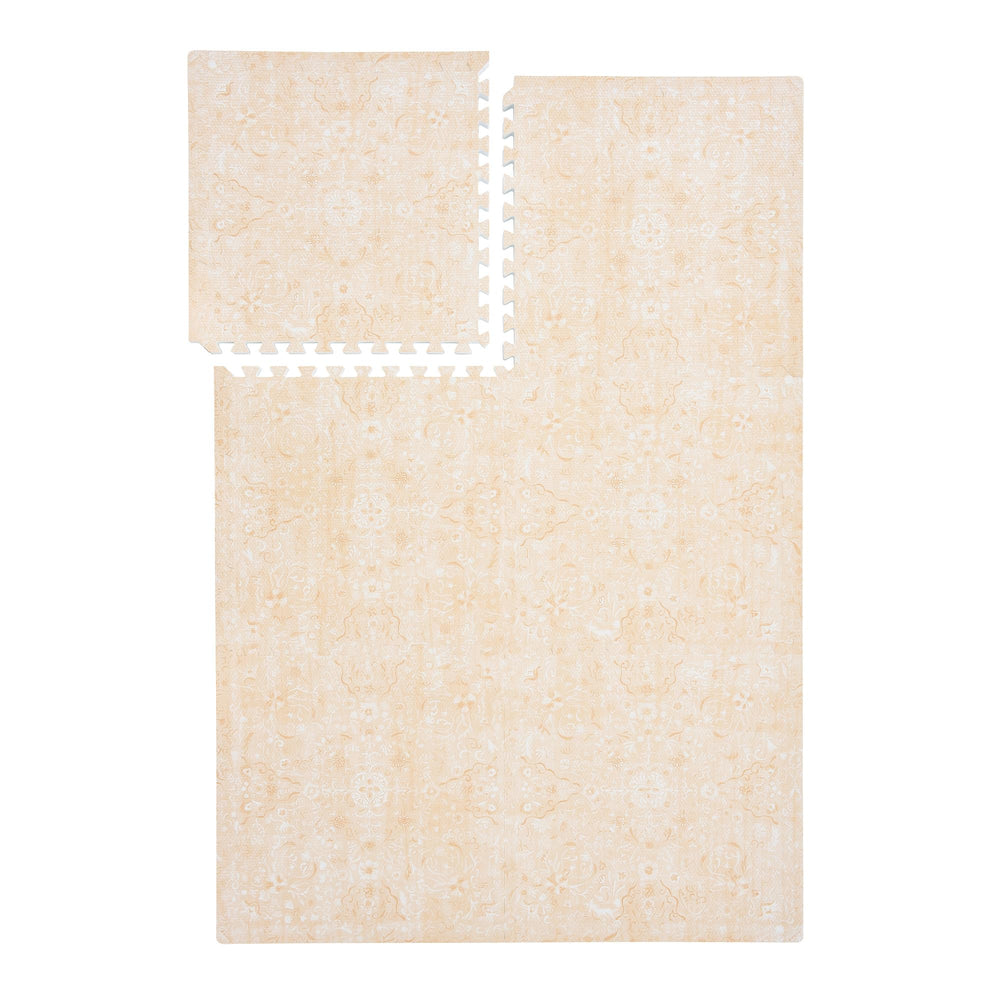 PopsyKosy premium baby floor play mat interlocking tiles enable quick setup and a safe play space.
