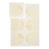 PopsyKosy Premium Baby Floor Play Mat closeup of cushioned foam tiles for safe crawling.