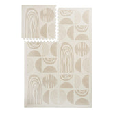PopsyKosy Premium Baby Floor Play Mat Desert Sand wide view shows spacious play area for toddlers