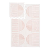 PopsyKosy premium baby floor play mat tile in cream pink provides cushioned play surface for toddlers.