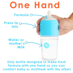 PopYum medium-flow nipples with anti-colic design for comfortable feeds.