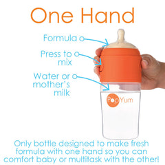 PopYum nipple 2 medium flow supports steady feeds