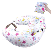 Portabuddy inflatable nursing pillow deflated for compact travel.