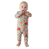 Posh Peanut Convertible Sleepers girls footless PJs showing versatile design and soft bamboo fabric