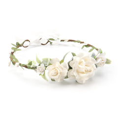 PoshMyra pink flower crown wear-on-child, a sweet photoshoot prop for celebrations.