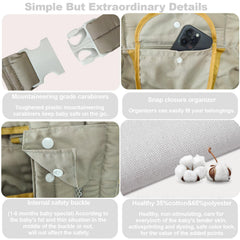 POVENK newborn-in-carrier demonstrates secure, cozy positioning for tiny infants